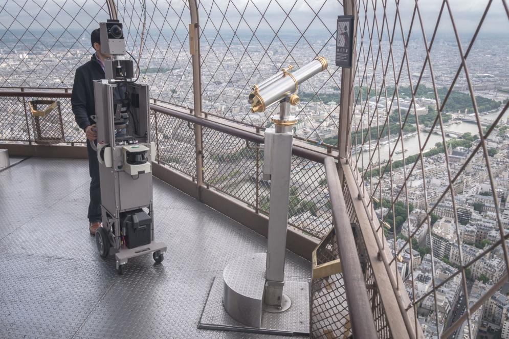 Vue du 2ème étage de la Tour Eiffel