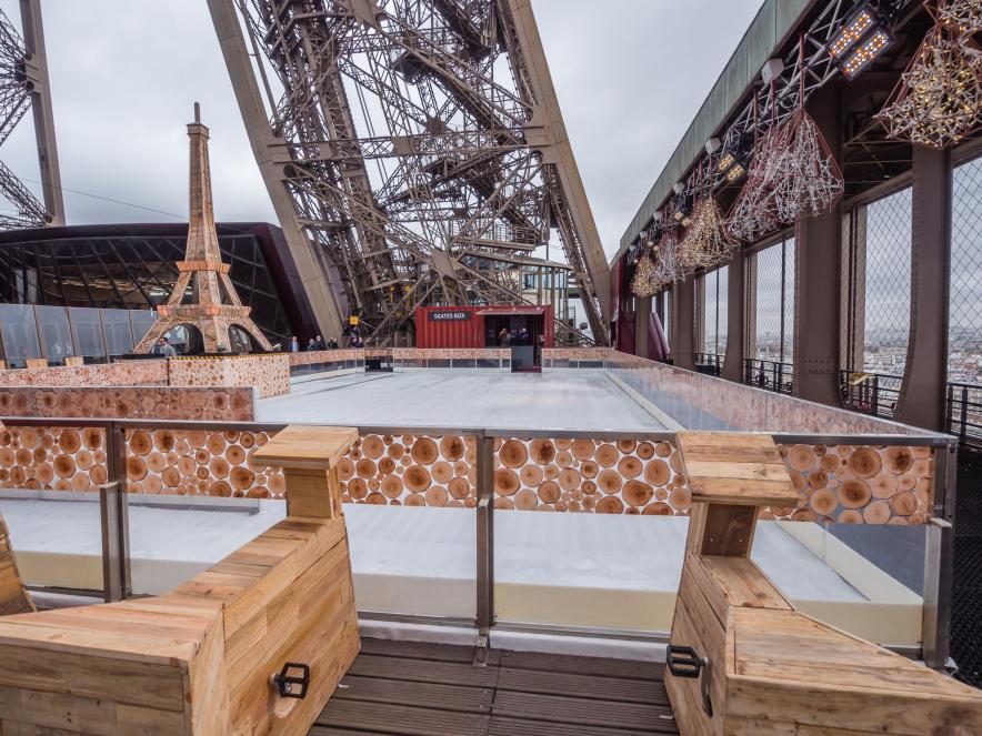 Patinoire Tour Eiffel aménagement 