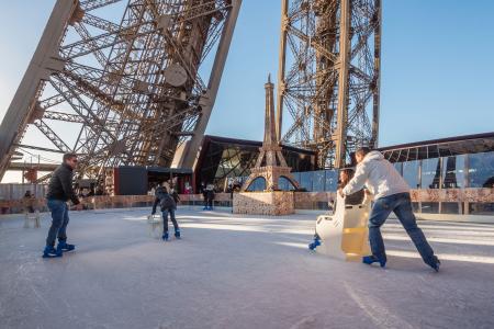 La pista de patinaje