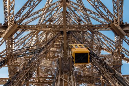 structure ascenseur tour eiffel 